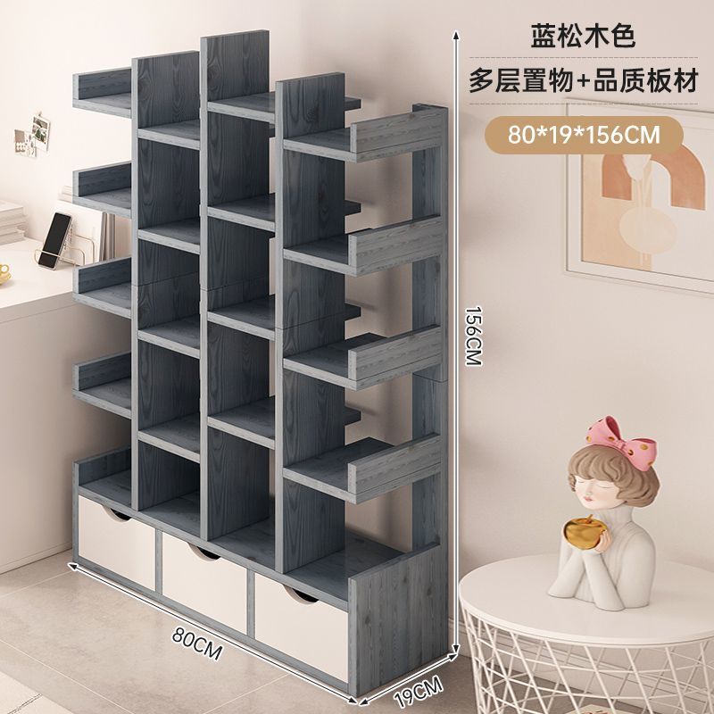 Blue 23-layer 3 cabinet door widened 80*156cm
