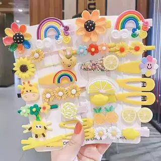 悬泫雅风儿童发夹ins网红bb夹刘海夹 小女孩碎发夹水果卡通发饰品