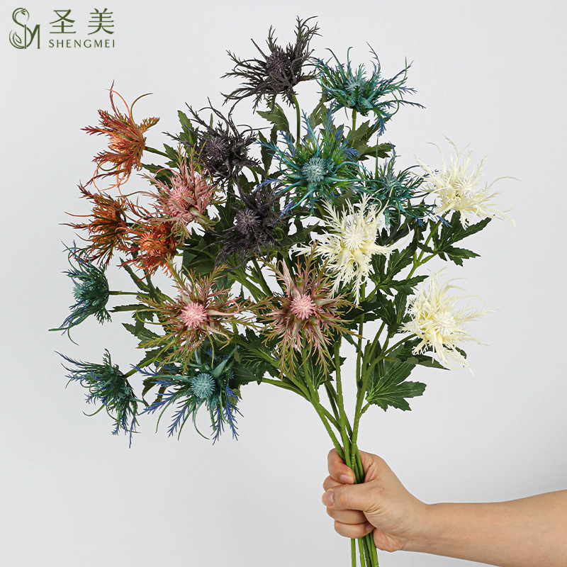 Simulation 3 Fork Wild Thorn Celery European-style Simulation Plant Creative Art Flower Arranging Matching Material Wedding Landscape Fake Flower Home Pendulum Simulation 3 Fork Wild Thorn Celery European-style Simulation Plant Creative Art Flower Arranging Matching Material Wedding Landscape Fake Flower Home Pendulum