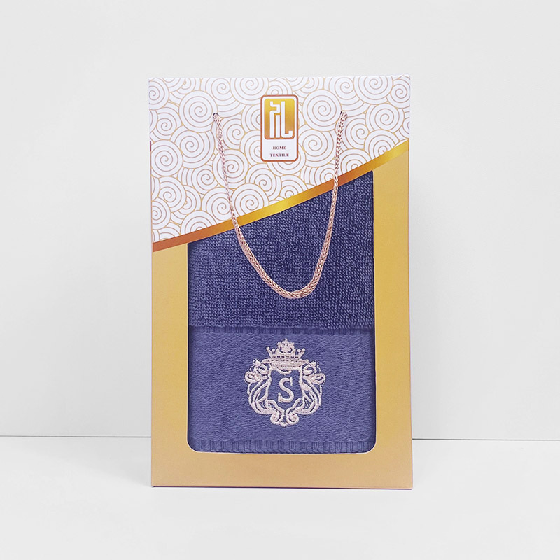 오스타월 + 금색 선물상자 (다크그레이)