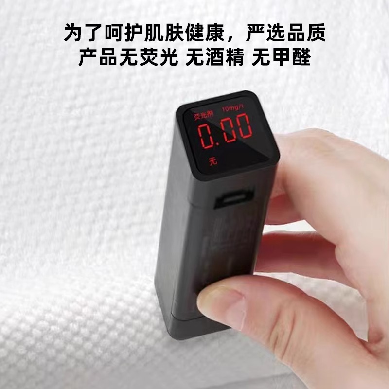 Toalla de limpieza facial desechable de algodón puro toalla de limpieza facial desmaquillaje extraíble toalla de algodón suave seca y húmeda toalla doméstica