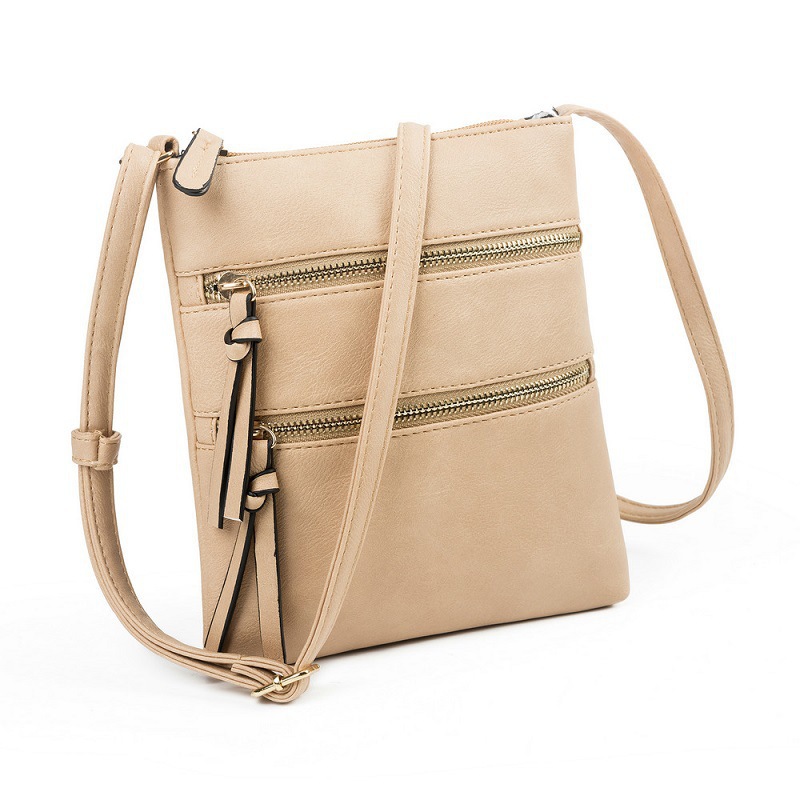 Universal one-shoulder bag with zipper
