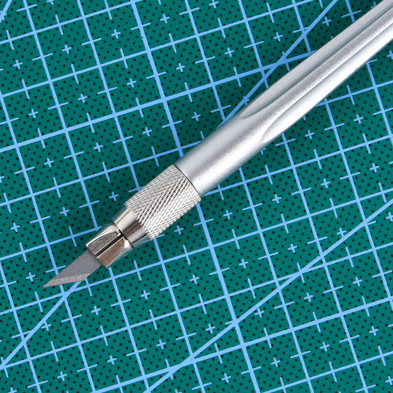Model Pen Knife, Metal Utility Knife, Carving Knife, Rubber Stamp Model Tool, Assembly Carving Knife, Gundam Figure, Handbook