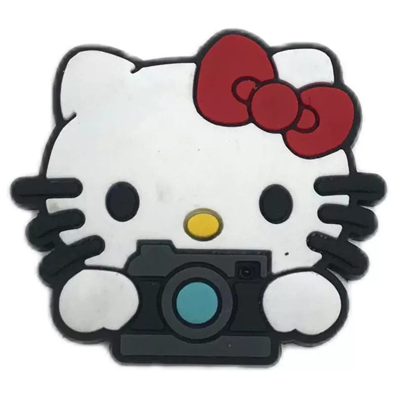 Hello Kitty, мультяшные туфли, съемная пряжка для обуви
