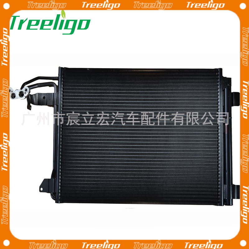 适用大众奥迪GOLF/LEON 04-17汽车冷凝器1K0820411AH 1K0820411AJ