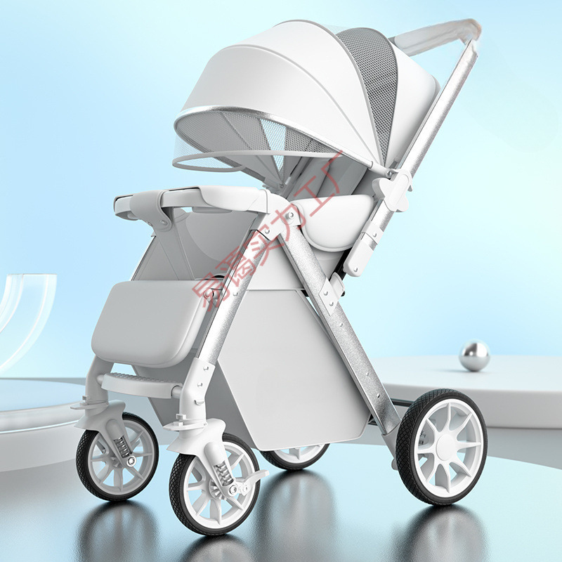Baby Stroller Can Sit and Lie Down, Lightweight Folding Baby Stroller