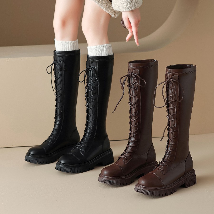 High boots platform