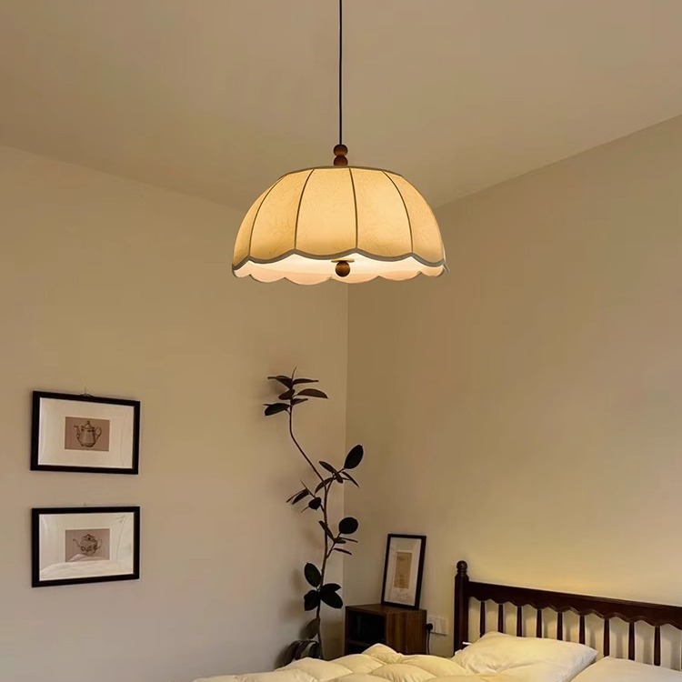 Lámpara de dormitorio de estilo Nanyang, estilo japonés retro, estilo tranquilo, estilo cálido de la red, sala de té francesa, lámpara de habitación residencial
