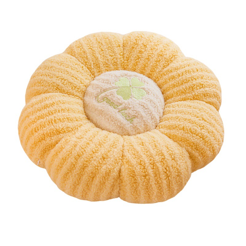 Cojín de futón de hierba de cuatro hojas pequeño fresco dulce tiendas caseras de piso casuales ventanas flotantes almohadilla tatami cálida regalo