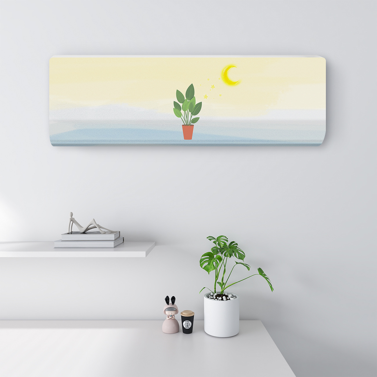 Aire acondicionado cubierta a prueba de polvo 2024 nueva cubierta de aire acondicionado colgante tipo colgante general Glimie todo incluido Haier cubierta de aire acondicionado