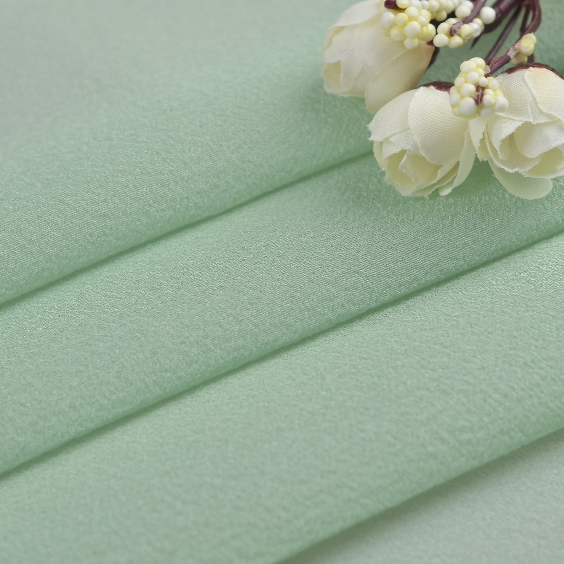 Acetate Organza Fabric 55g Woven Acetate Polyester Encrypted Glossy Gauze High-End Wedding Dress Han Dynasty Fabric