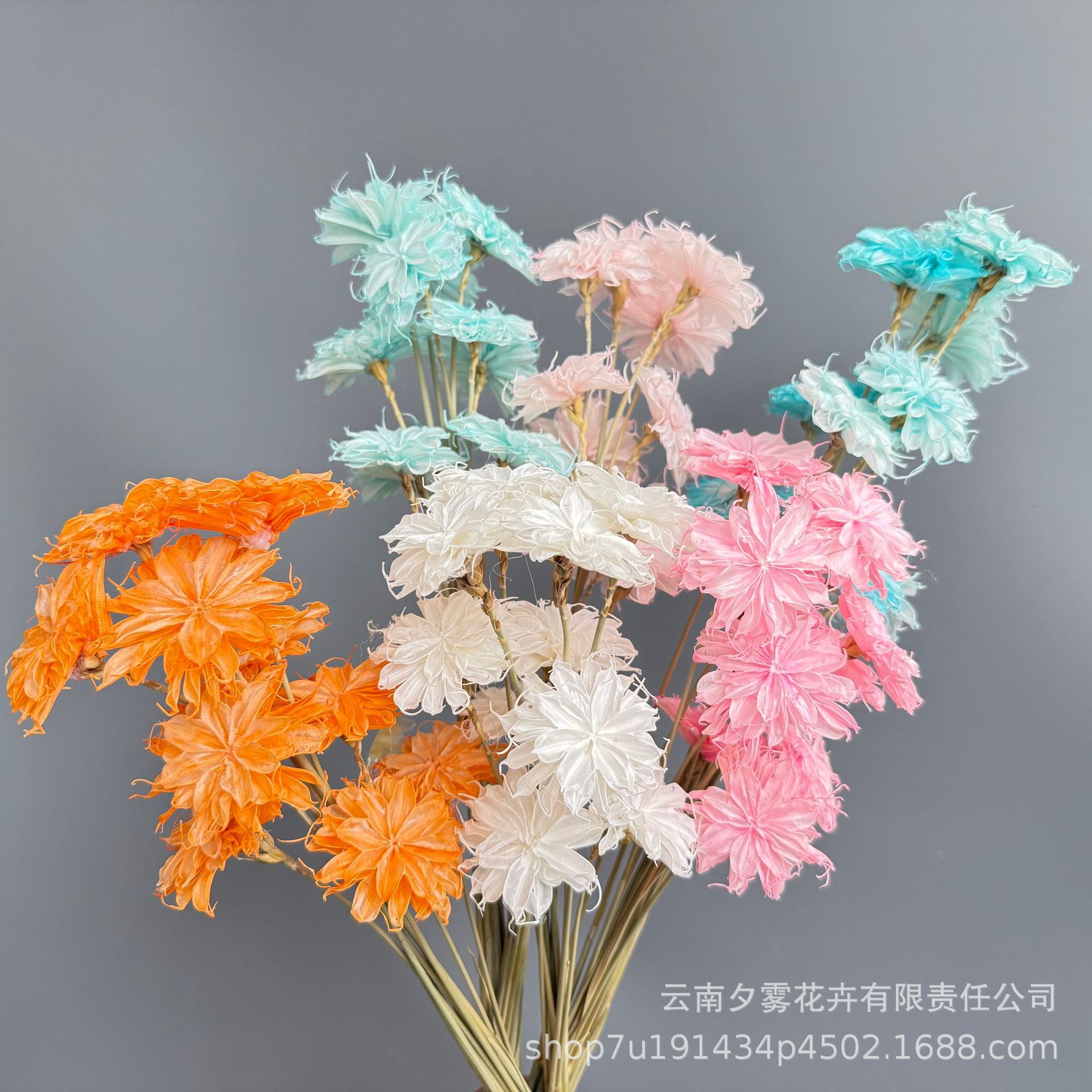 昙花干花手工花家居装饰瓶插花家居软装花材花艺设计花材轻奢小众