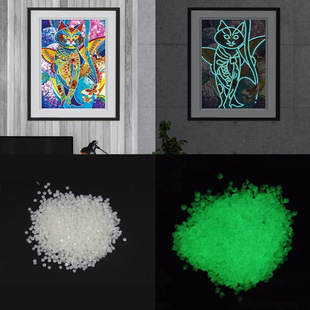 Luminous Diamond Luminous Round Diamond Square Diamond 5D Diamond Painting with Resin Cross-Border Aliexpress Amazon Hot Selling Bright Diamond