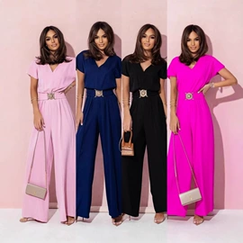 连衣裙;时尚休闲套装;女士连体裤