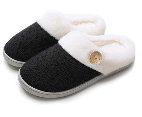 Cross-border slippers month shoes cotton slippers European and American size woolen slippers memory cotton cross-border Amazon