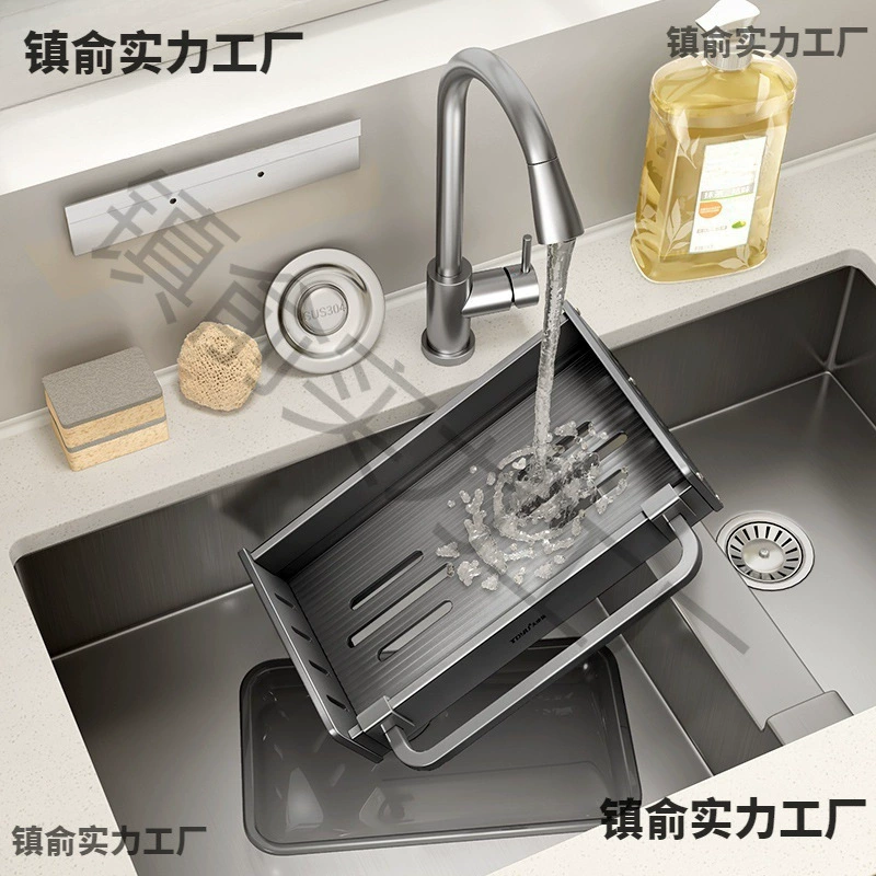 Кухонная полка для хранения, вешалка для одежды, настенная бытовая полка для специй без сверления, корзина для слива, полка для хранения воды, установка не требуется.