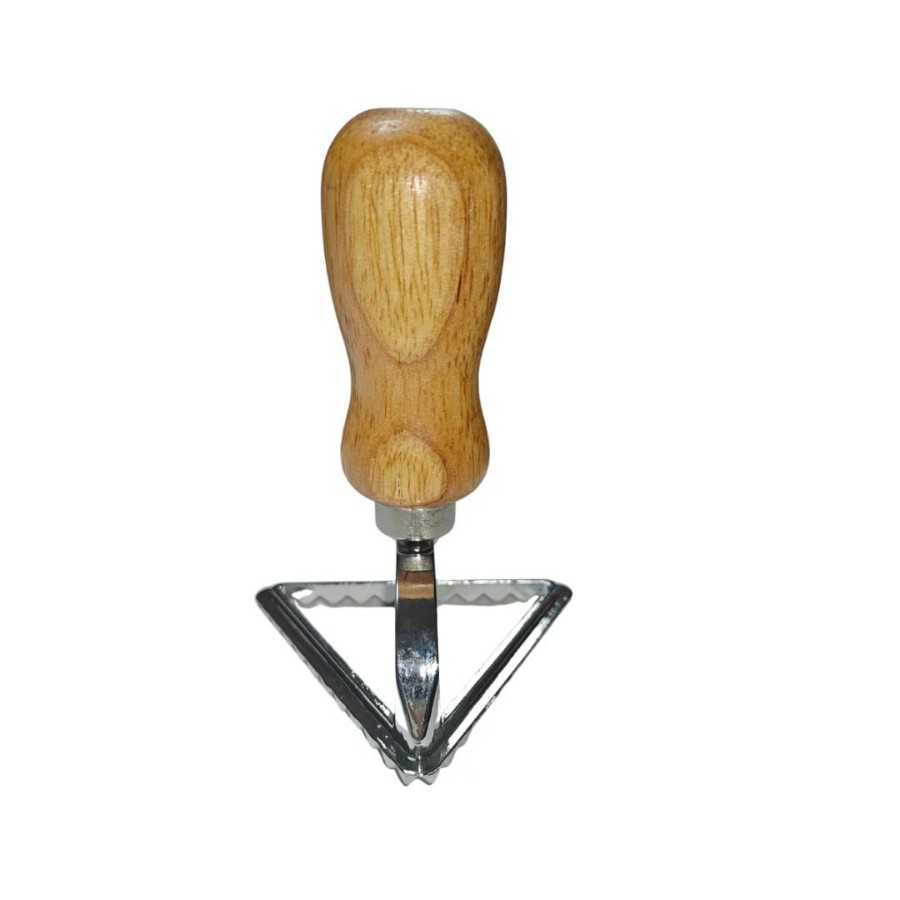 Inventario transfronterizo flor de borde triangular molde de pastel molde de horneado molde de galletas molde de galletas molde de galletas de aleación de zinc