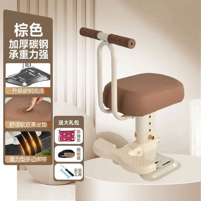 Electric Vehicle Child Seat Can Be Installed on the Front of Battery-Powered Vehicles and Scooters to Provide a Safe Seat for Babies and Children on Electric Bicycles (Electric car child seat) - square-tube-large-square-seatlarge-pedal-straight-handlebar