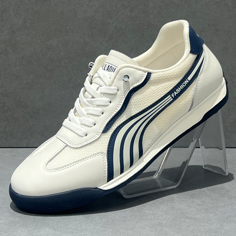 Desun shoes 2025 new summer sneaker leather breathable explosion small white shoes thin mesh casual Forrest Gump shoes