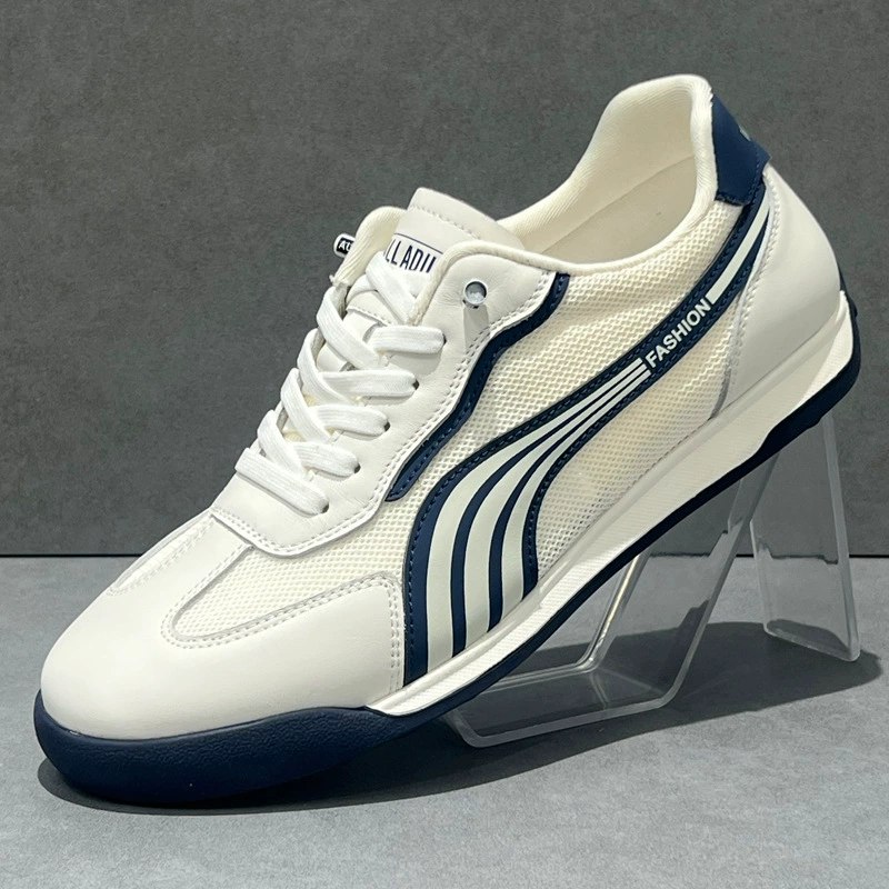 Немецкая тренировка обувь 2025 новая летняя спортивная обувь кожаная дышащая и взрывная маленькая белая обувь тонкая сетка повседневная обувь Agann