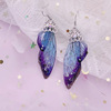 Elite fresh earrings, silver 925 sample, gradient