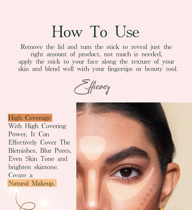 Casual Solid Color Plastic Foundation Makeup display picture 5