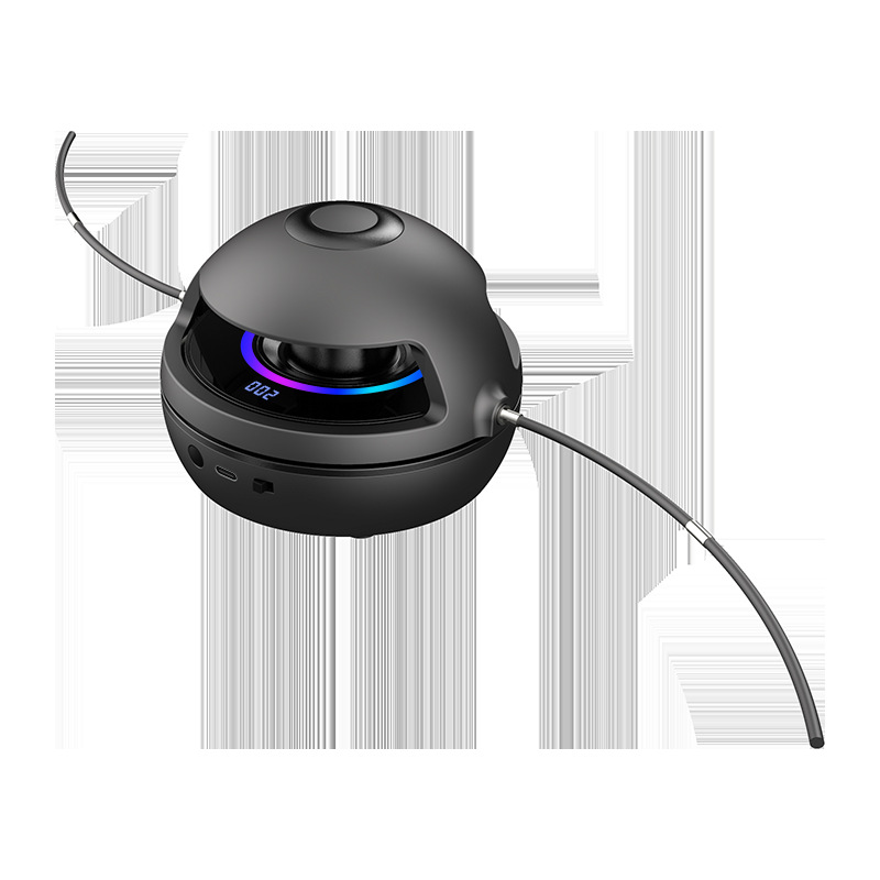 002 black (with breathing light and bluetooth music)