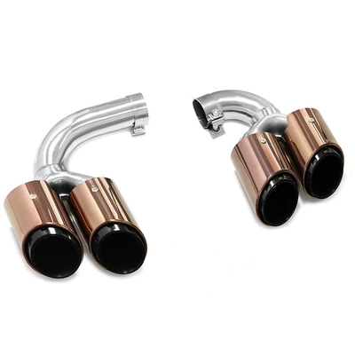 Suitable for 18 to 24: Exhaust pipe - oil-and-electric-hybrid-model-three-layers-of-bronze-color