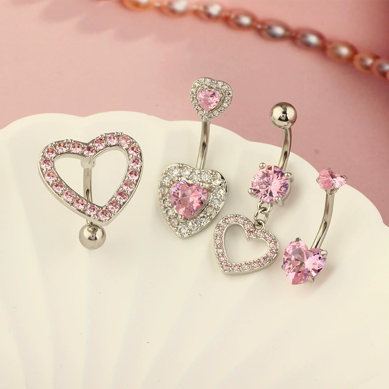 Fuchsia cute set with bow, belly button piercing, (Physicals)