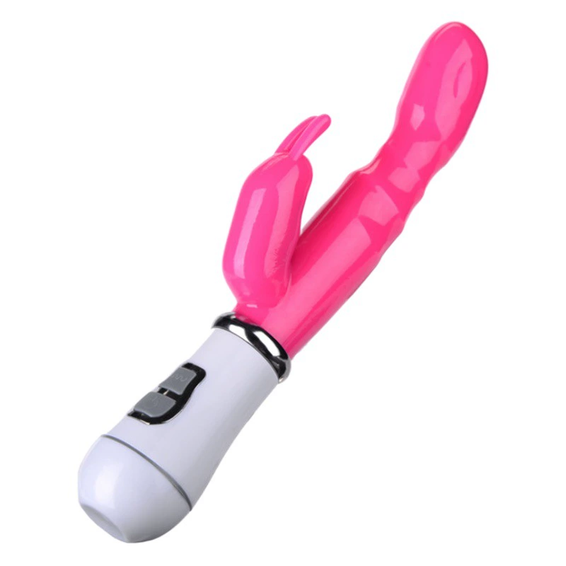 Double Shock Вибратор G-dot кролик AV Массажная палочка Женский мастурбатор вибратор пенис секс-игрушки для взрослых оптом