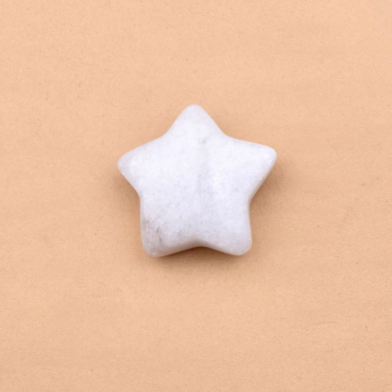 跨境热销3cm天然石五角星水晶半宝石星星diy饰品配件摆件亚马逊|undefined