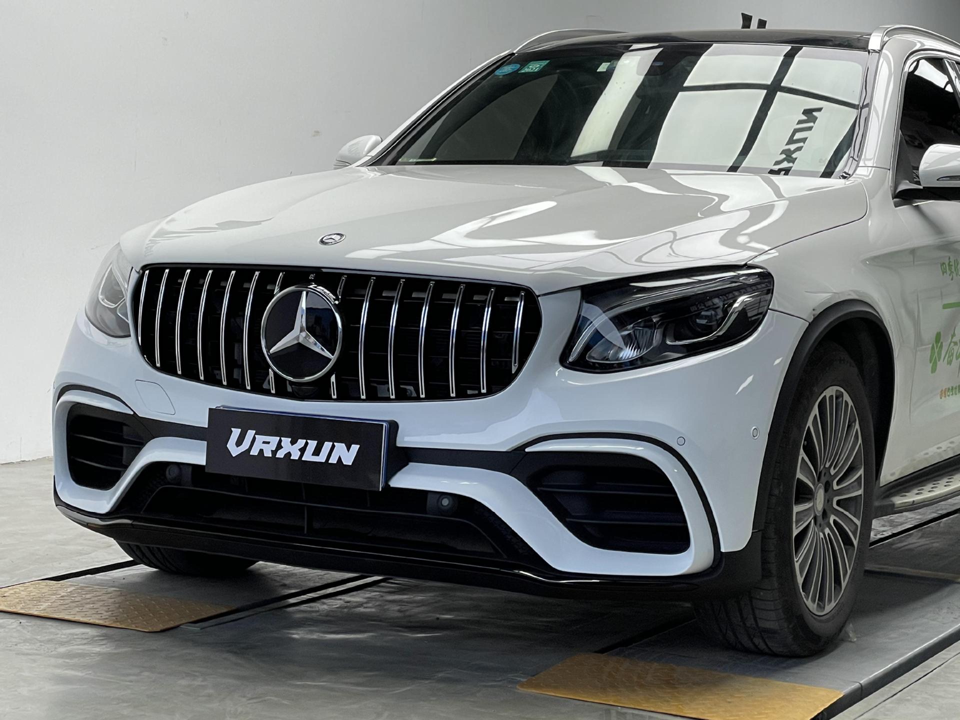 Suitable for 16-19 Mercedes-Benz Glcx253 Early Model Modified to Glc63S Amg Front and Rear Bumper Surround Rear Lip Tail Throat Grille