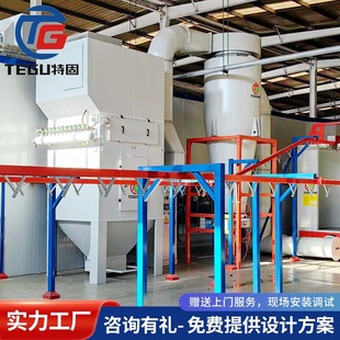 Factory Direct Supply iron fence spraying equipment aluminum door spraying equipment assembly line coating equipment production line