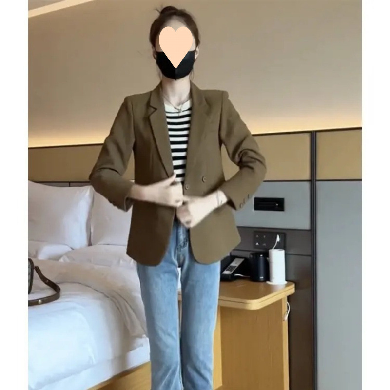 爆款西装外套女2025春季新款休闲设计感小众高级感气质小西服上衣|undefined