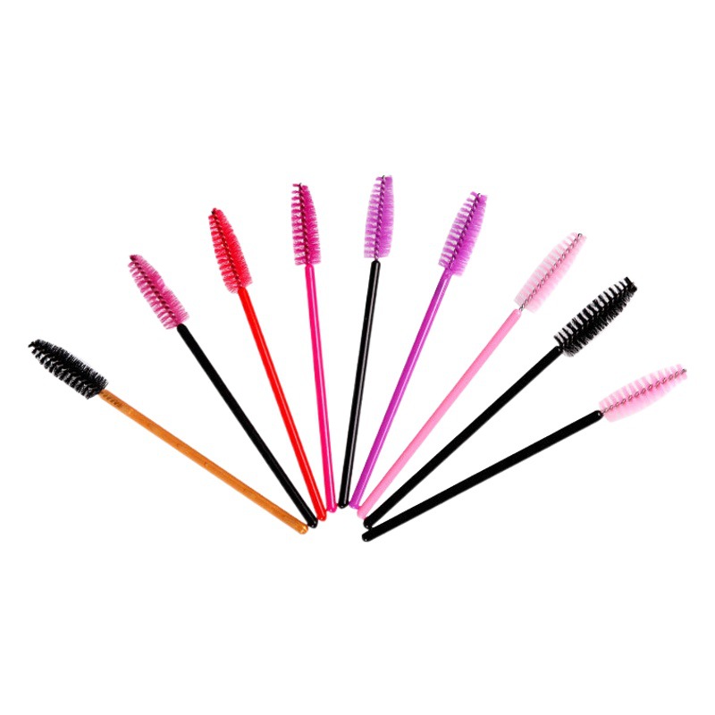 Factory wholesale disposable eyelash brush grafting eyelash portable eyelash roll eyelash comb color brush makeup gadget