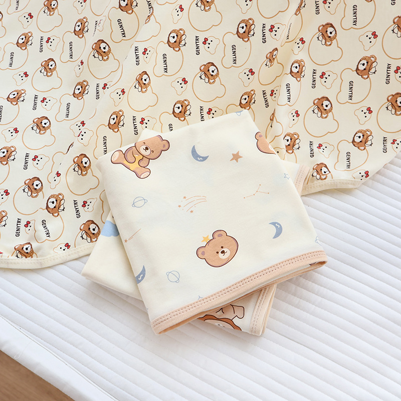 Combed Cotton Knitted Newborn Baby Wrap Single Wrap Newborn Baby Swaddling Towel Delivery Room Supplies Wrap Wholesale Category a