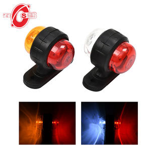 Cross-border export 12V24VLED small double-sided signal light truck side light truck side light red yellow red White Side Light