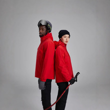 羽绒服冬季男冲峰衣 三合一连帽男女款外套 运动款外套防风防寒羽