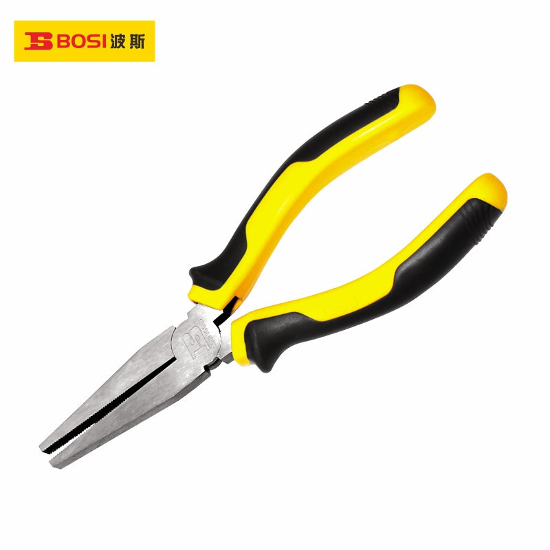 香港波斯工具 精品扁嘴钳6寸 有牙扁口钳 扁咀钳 平口钳 BS191246