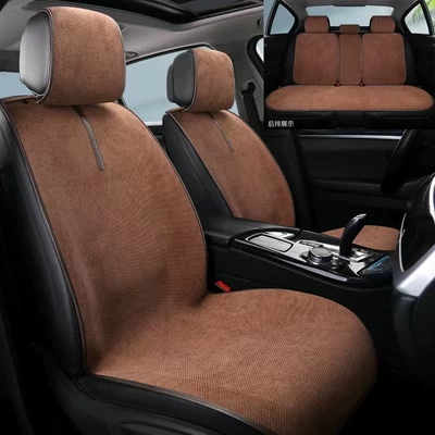 Universal seat cover all seasons universal cotton and linen - charm-coffee-five-seater-universal-model