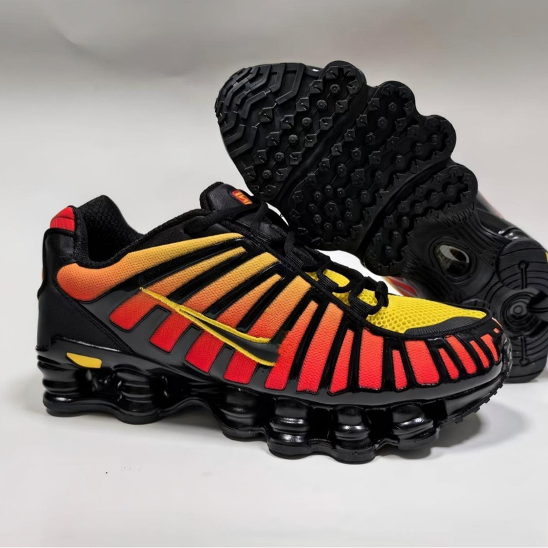 Cross-Border New Model Air Column Waterproof Shoxtl13 Avant-Garde Outdoor Non-Slip Retro Wear-Resistant Men's and Women's Non-Slip Running Shoes