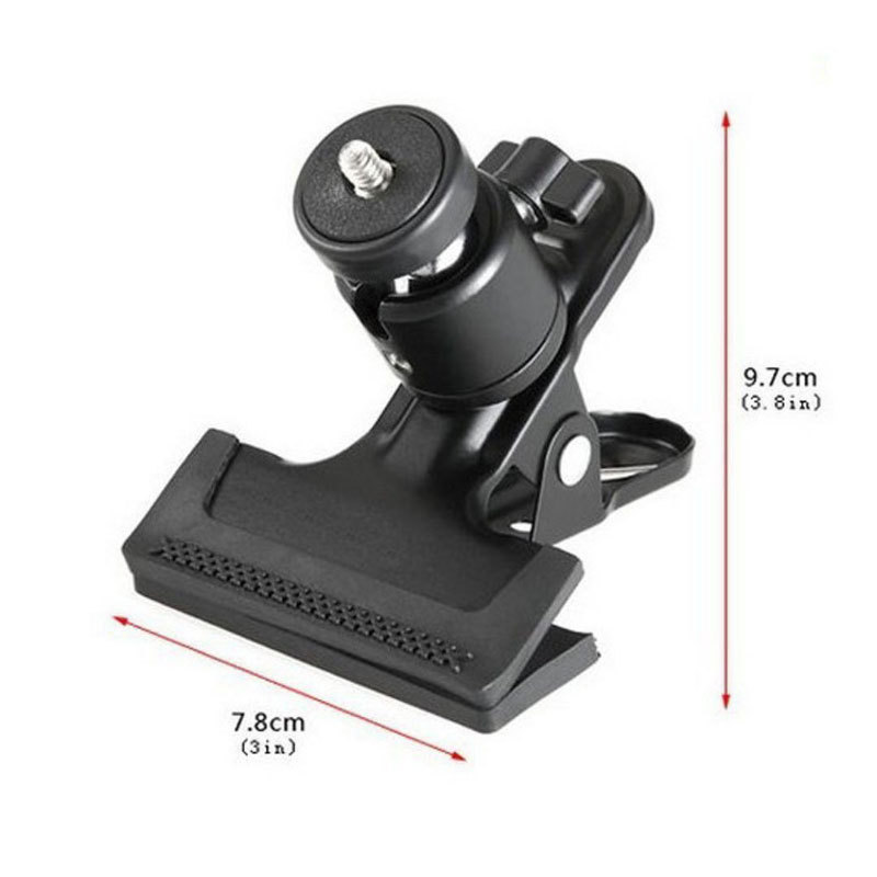 gopro camera spherical pan-tilt powerful clip Flash clip bracket desktop bracket background plate clip Universal