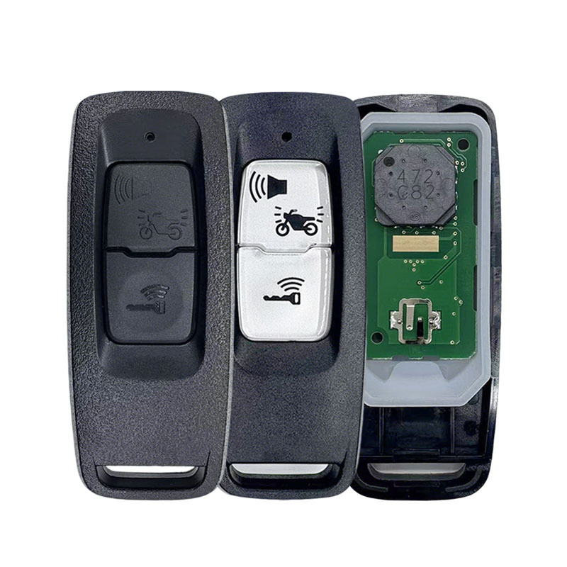 Suitable for Honda K1Z Motorcycle Deputy Factory Key Id47 Chip 433 Frequency Black White Button Remote Control