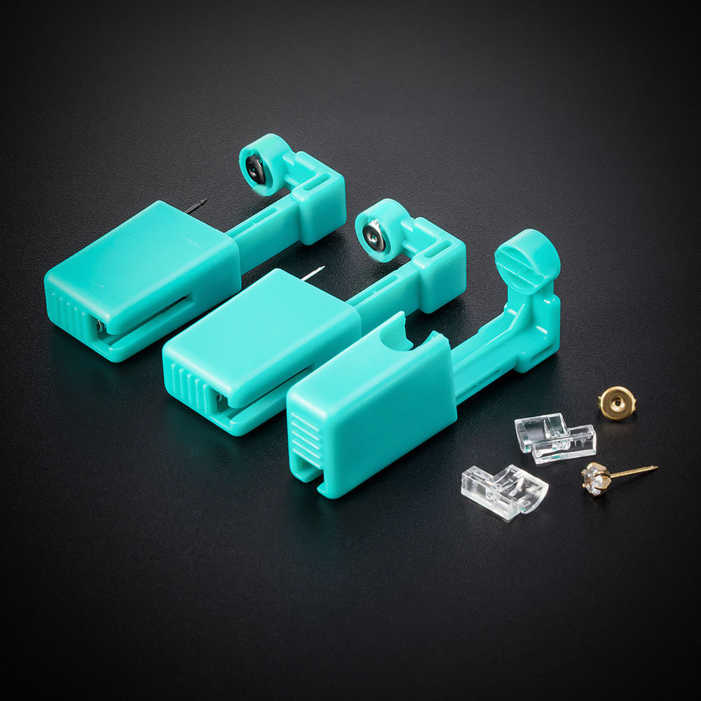 Simple Style Solid Color Stainless Steel Plastic Inlay Artificial Gemstones Puncture aids 1 Piece