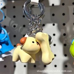 かわいい子犬のリュックサックのペンダントのキーホルダーのペンダントの柔らかい萌えかわいい子犬のリュックサックのアクセサリーのカップルのキーホルダーのプレゼント