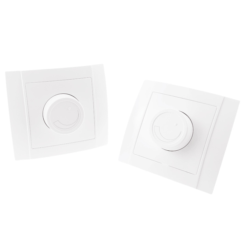 暗装优质嵌入式Led墙壁调光开关面板16A250安装嵌入式白色调节开