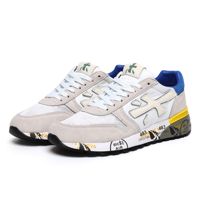 Comercio exterior transfronterizo nuevos zapatos masculinos premium, suela gruesa transpirable, zapatos deportivos casuales de cuero anti-pelú.