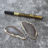 Натуральная агатовая подвеска, аксессуар, ювелирное украшение, ожерелье, (Трансграничная торговля), подарок на день рождения