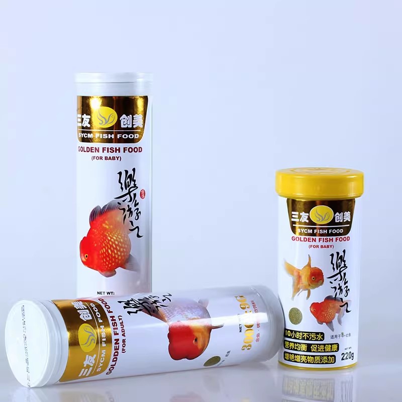 300g Floating Three Yuan Le You Jin Fish and Koi Feed for Fry, Adult Fish, Color Enhancement Fish Food Fish Feed