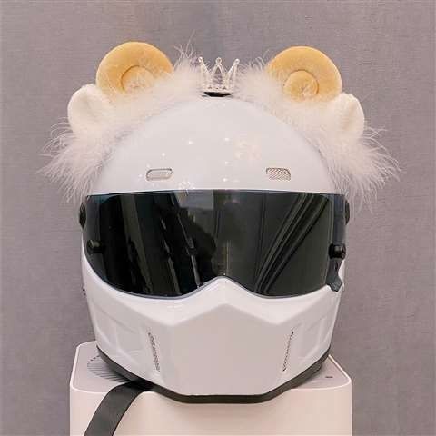 Motorcycle Decoration Cat Ears Helmet Detachable